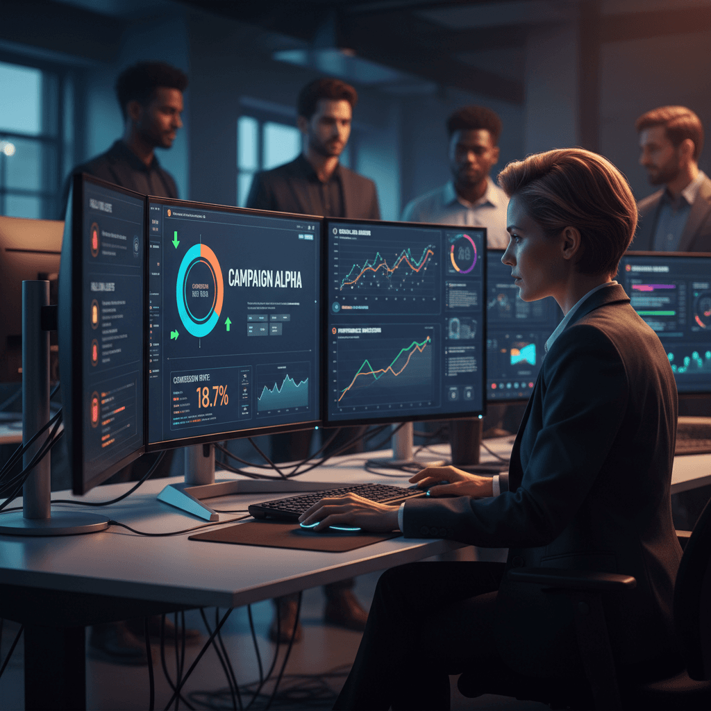 Real-time campaign monitoring and performance optimization