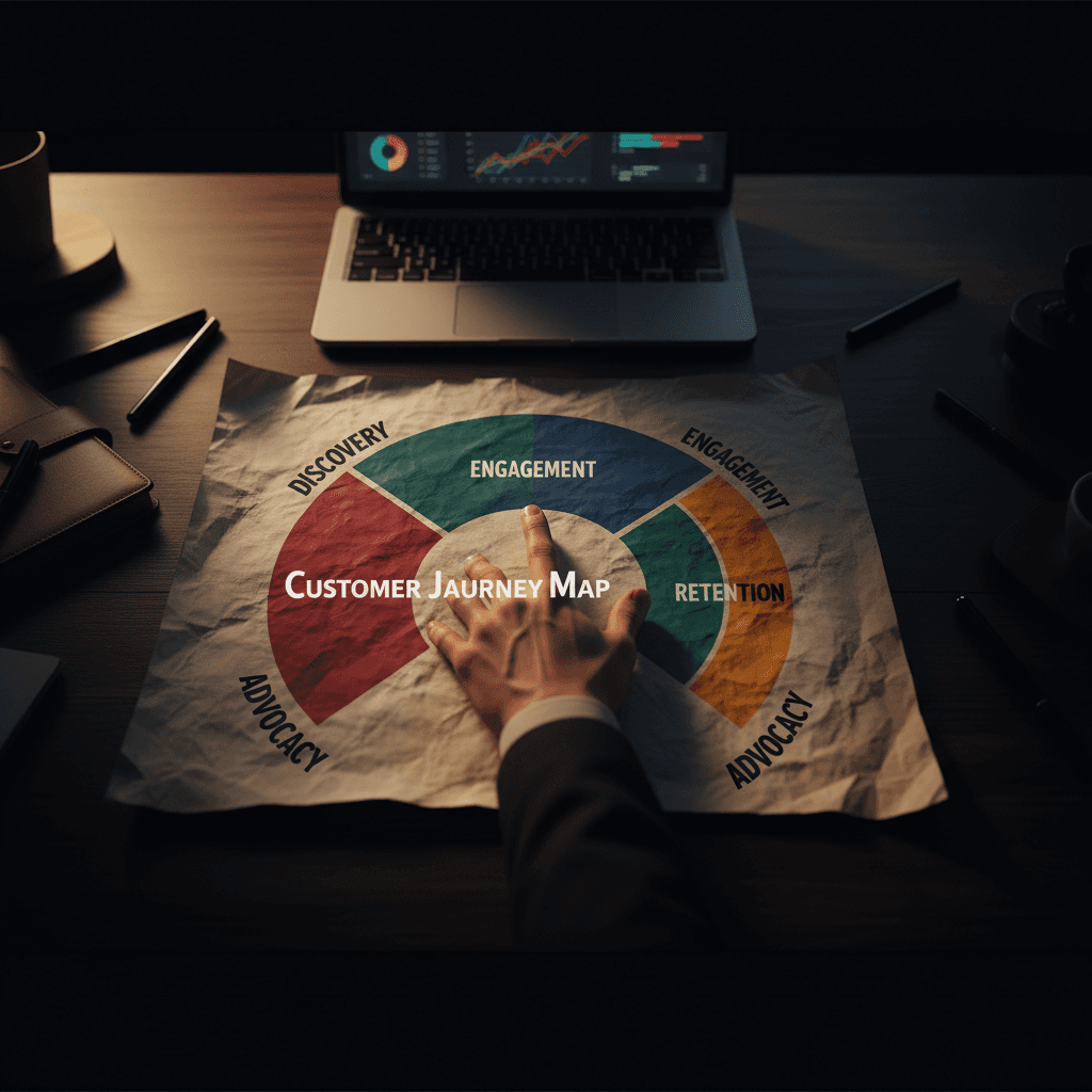 Lifecycle strategy planning with customer journey mapping